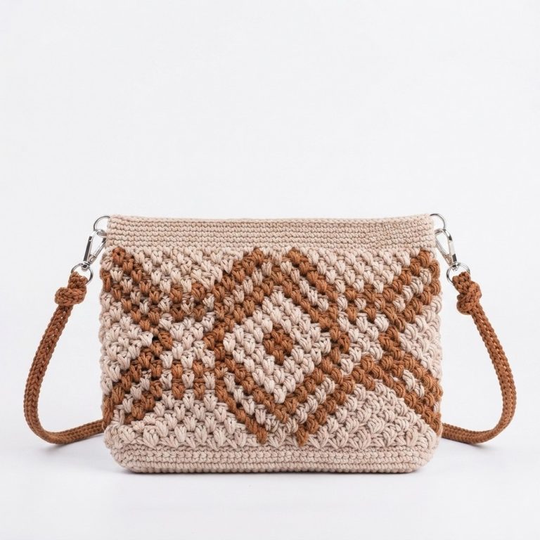 Easy Ethnic Tapestry Crochet Bag Tutorial for Beginners