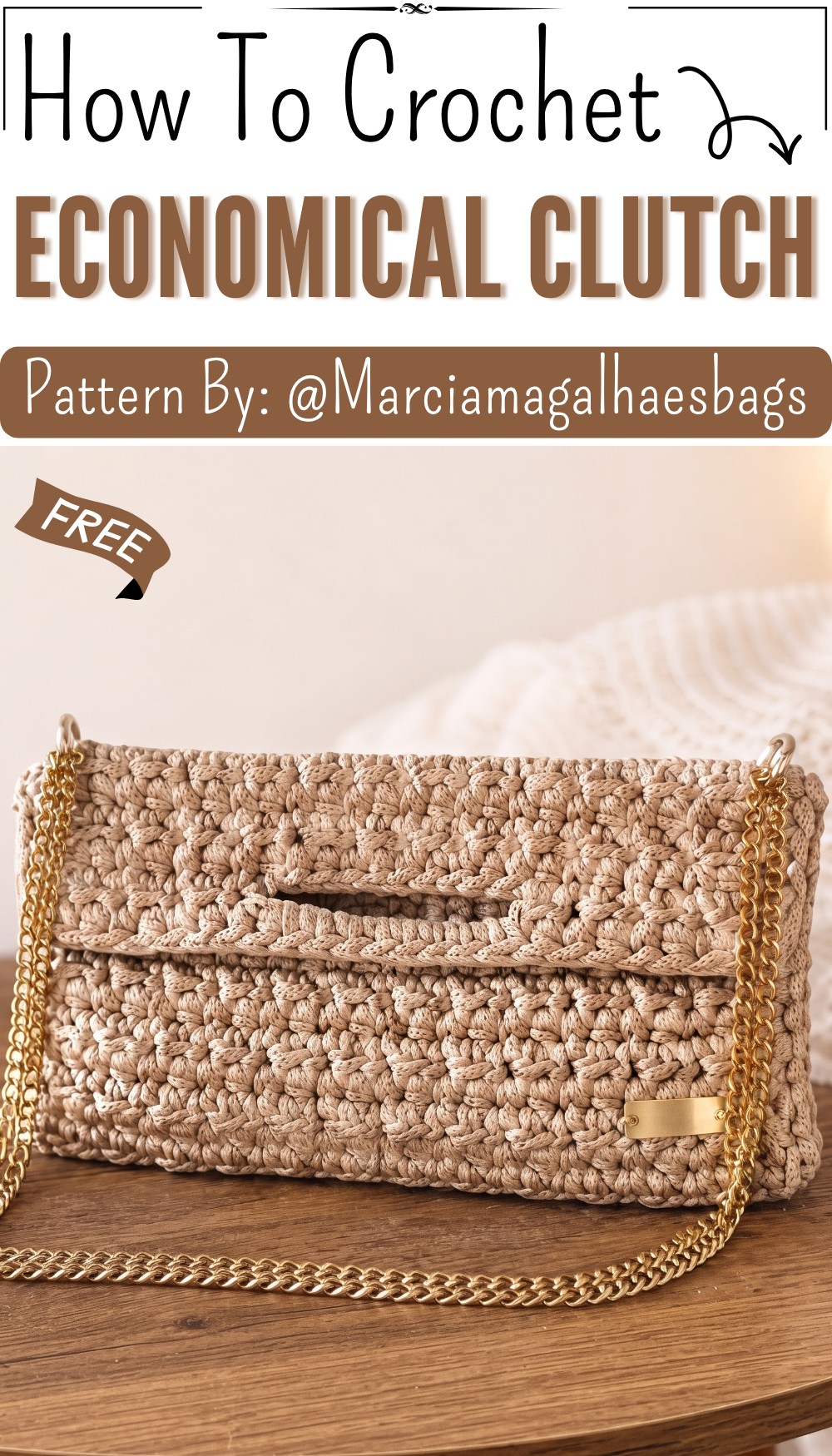 Easy, Quick, and Economical Crochet Clutch Complete Tutorial (12)