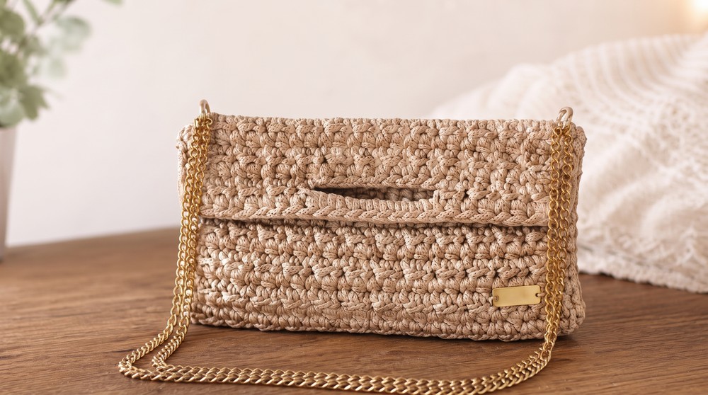 Easy, Quick, and Economical Crochet Clutch Complete Tutorial (2)