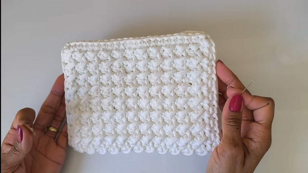 Easy and economical crochet bag 7