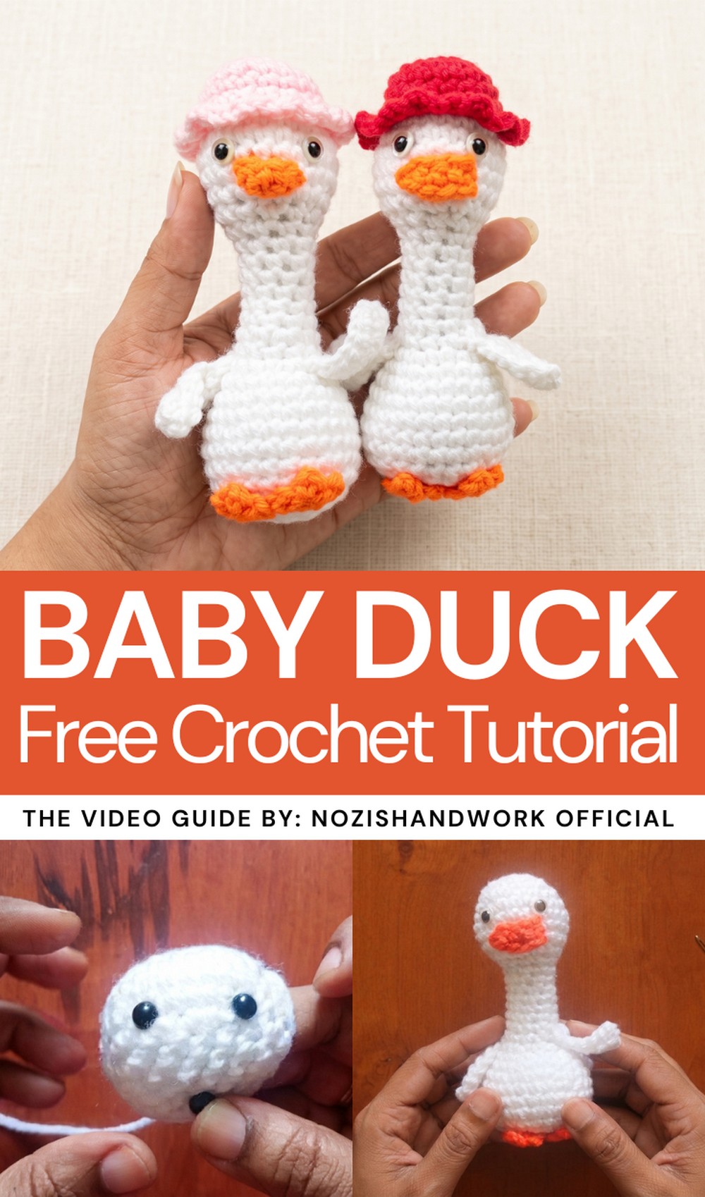 How To Crochet Baby Duck For Absolute Beginners 1