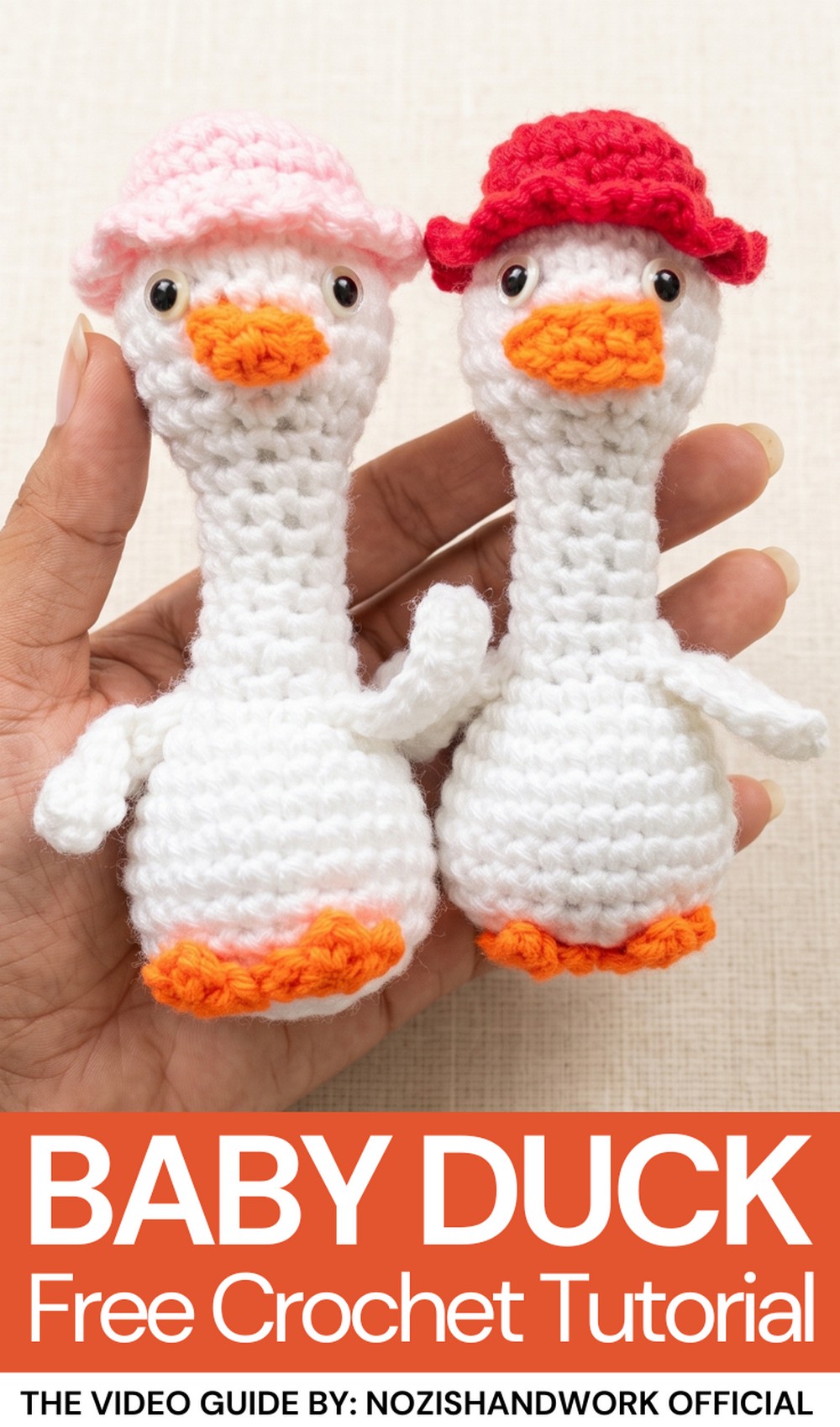How To Crochet Baby Duck For Absolute Beginners 10