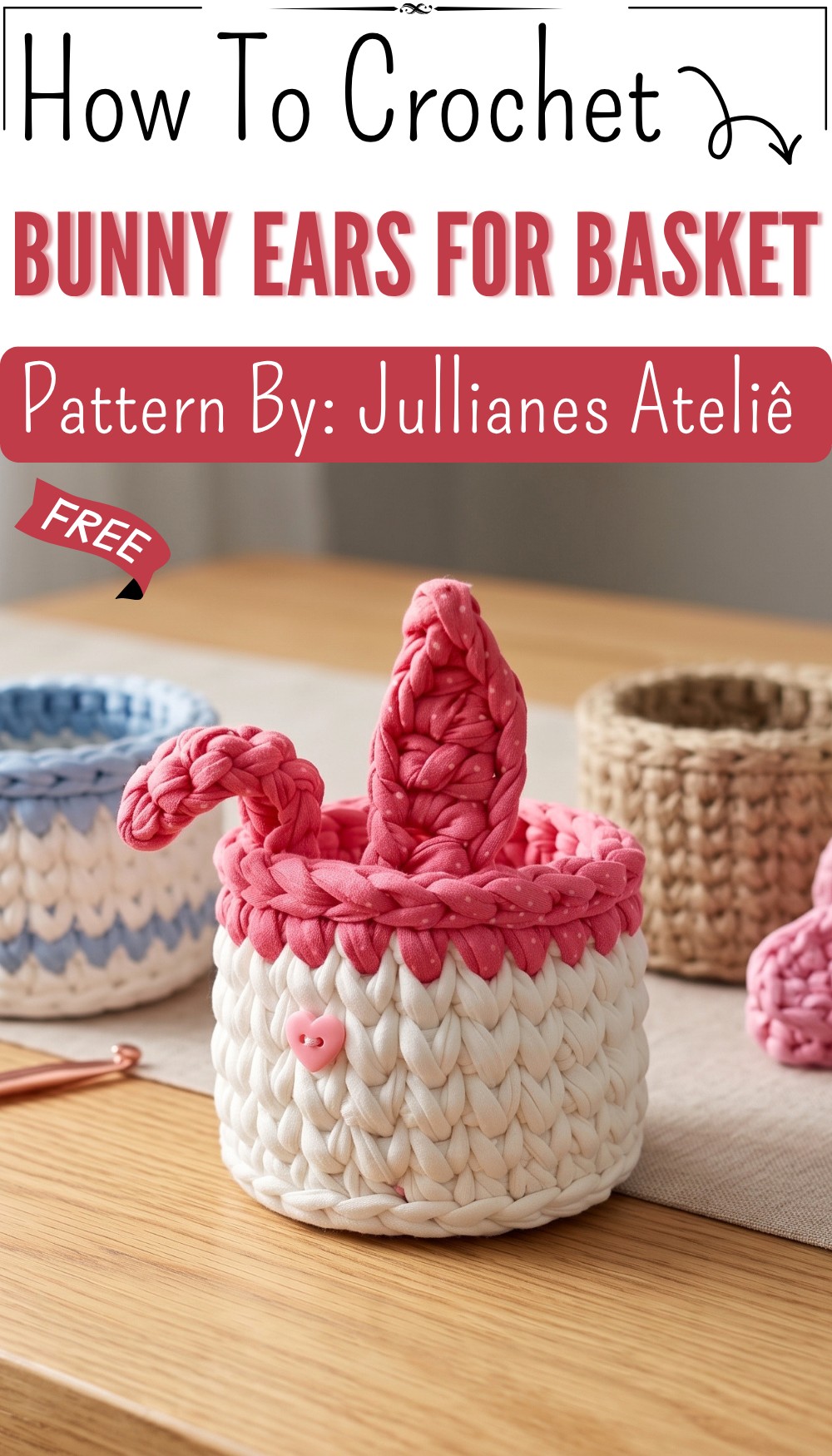 How To Crochet Bunny Ears for Basket (9)