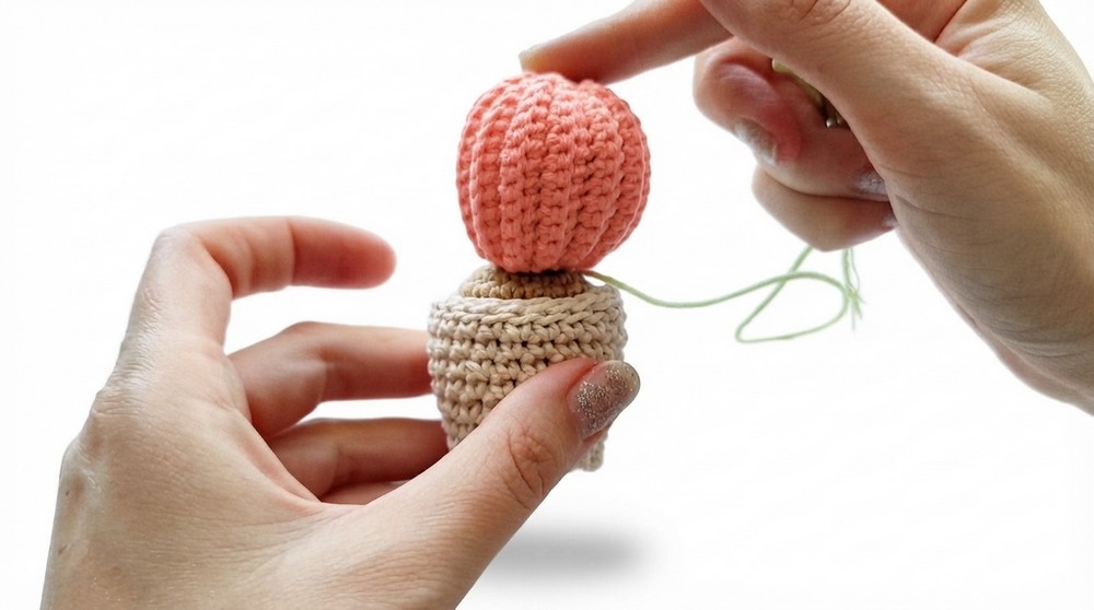 How To Crochet Cactus Love 7