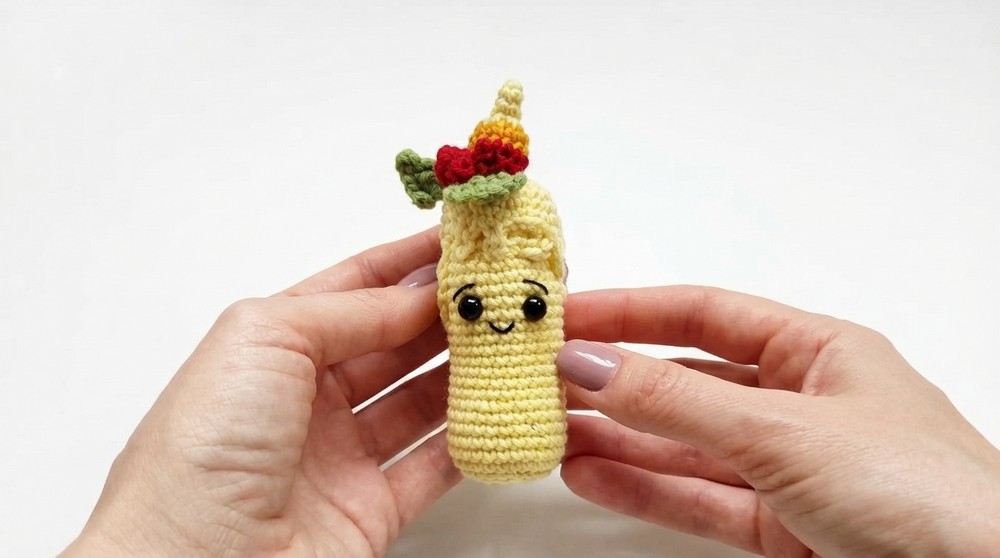 How To Crochet Christmas Decorations Candle 2