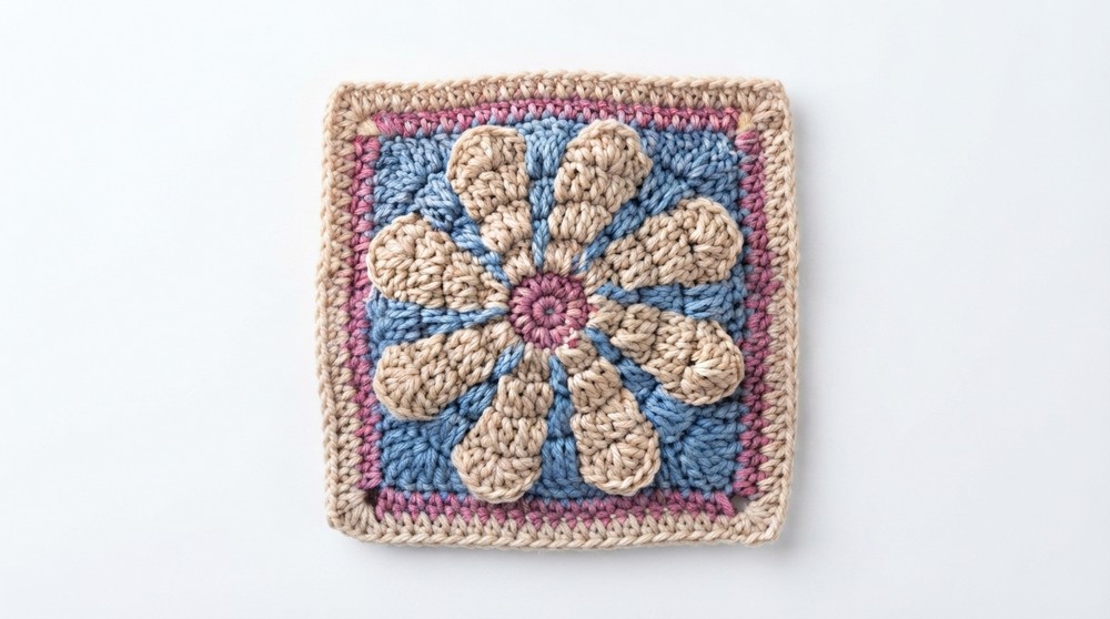 Crochet Granny Square Free Pattern for Beginners - Red Agape Blog