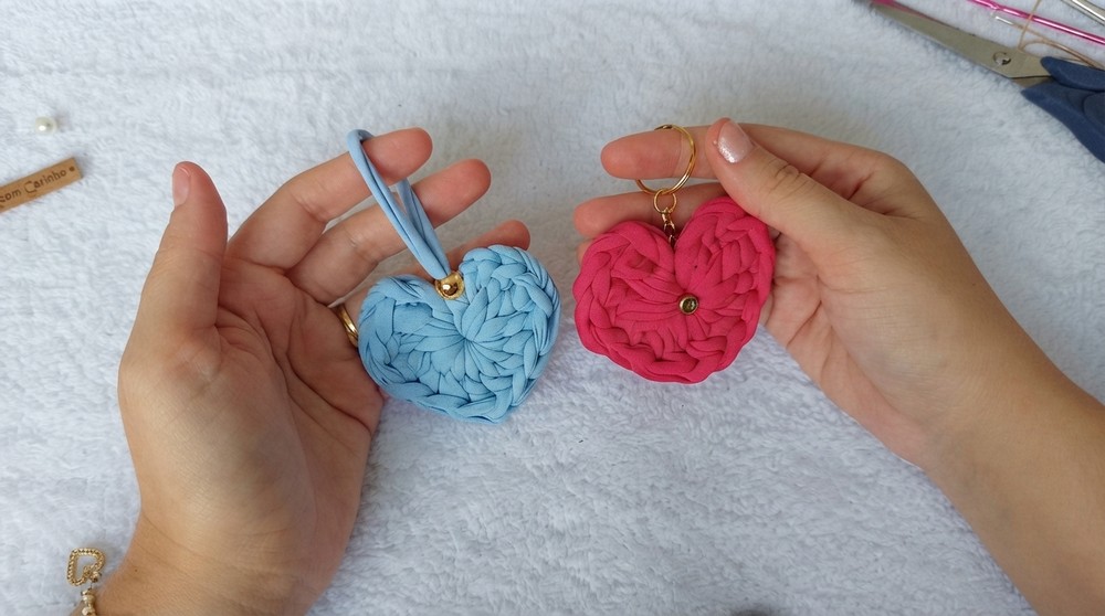 How To Crochet Heart Keychain (5)