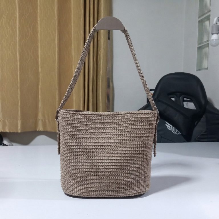 How To Crochet Honeycomb Pattern Bag 10