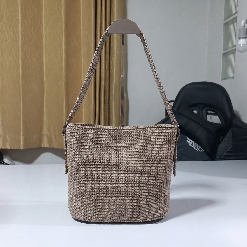 How To Crochet Honeycomb Pattern Bag 10