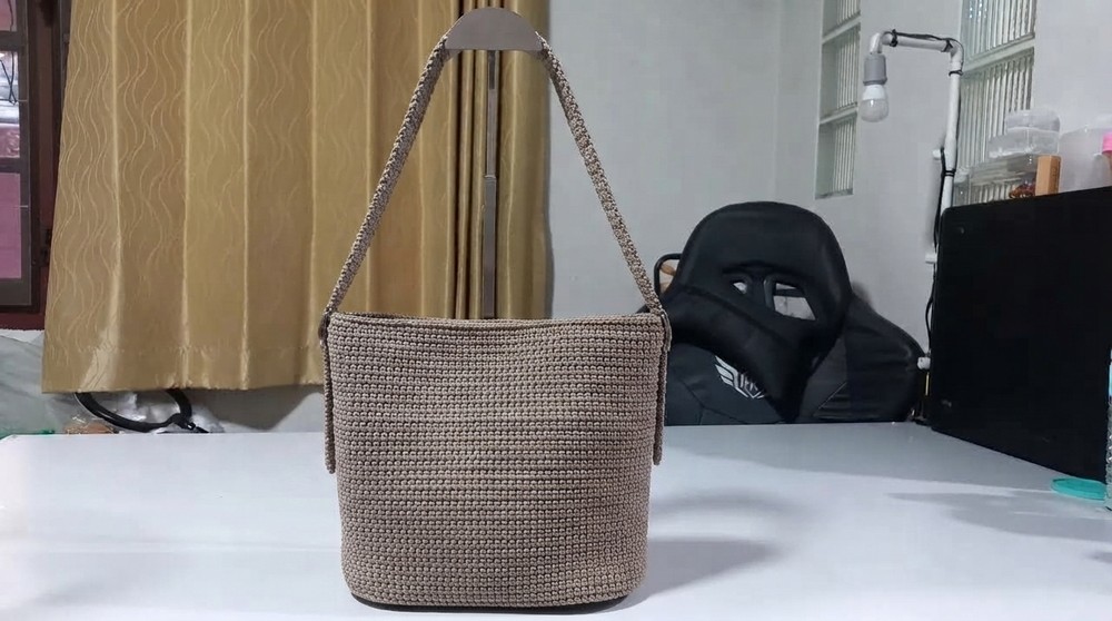 How To Crochet Honeycomb Pattern Bag 2