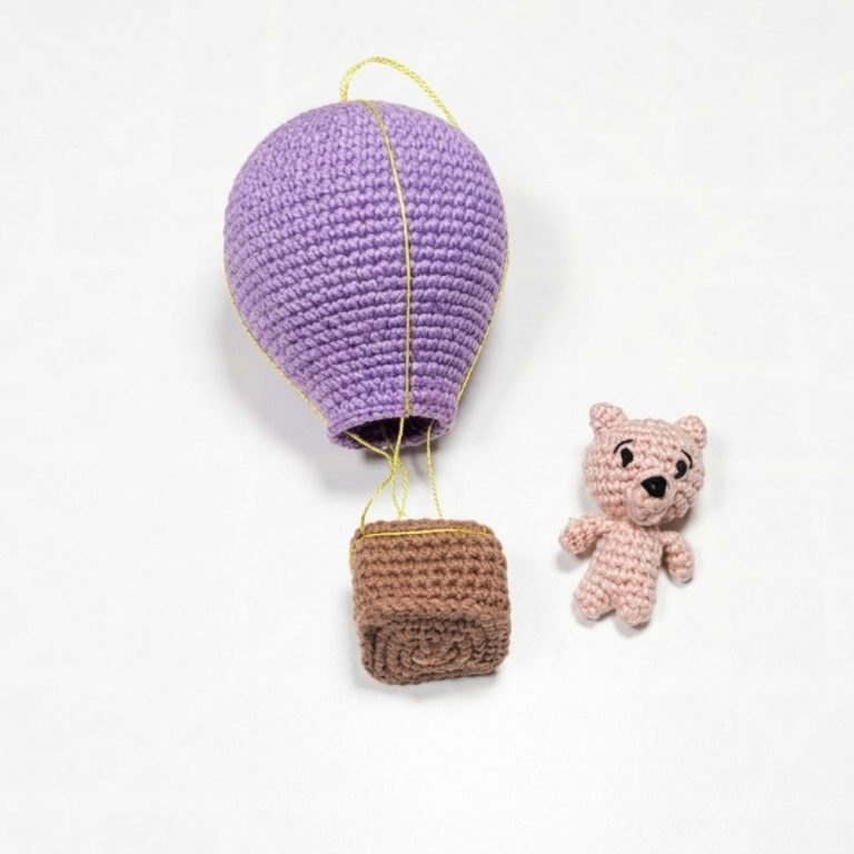How To Crochet Hot Air Balloon 11