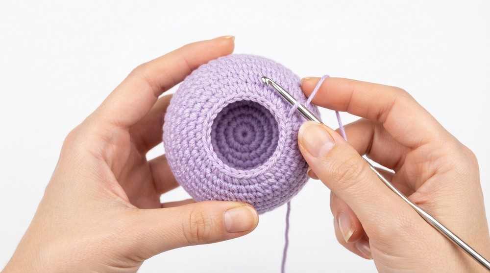 How To Crochet Hot Air Balloon 5