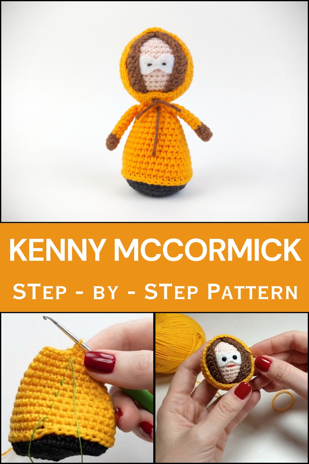 How To Crochet Kenny Mccormick 1