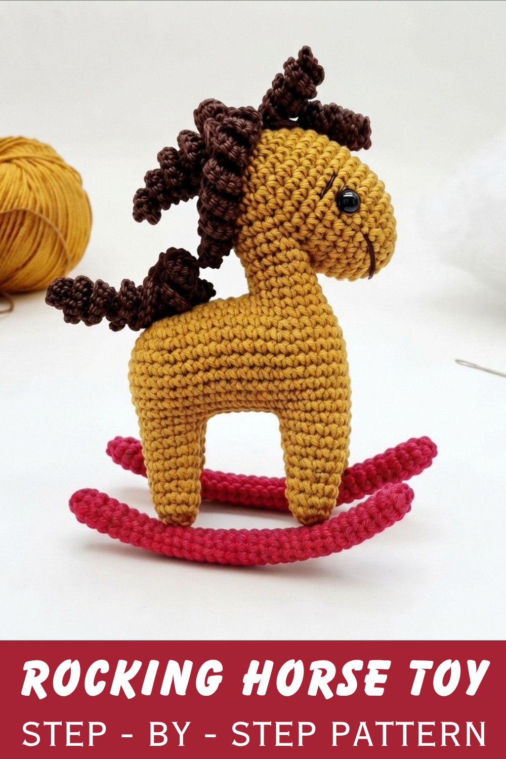 How To Crochet Rocking Horse Toy 10