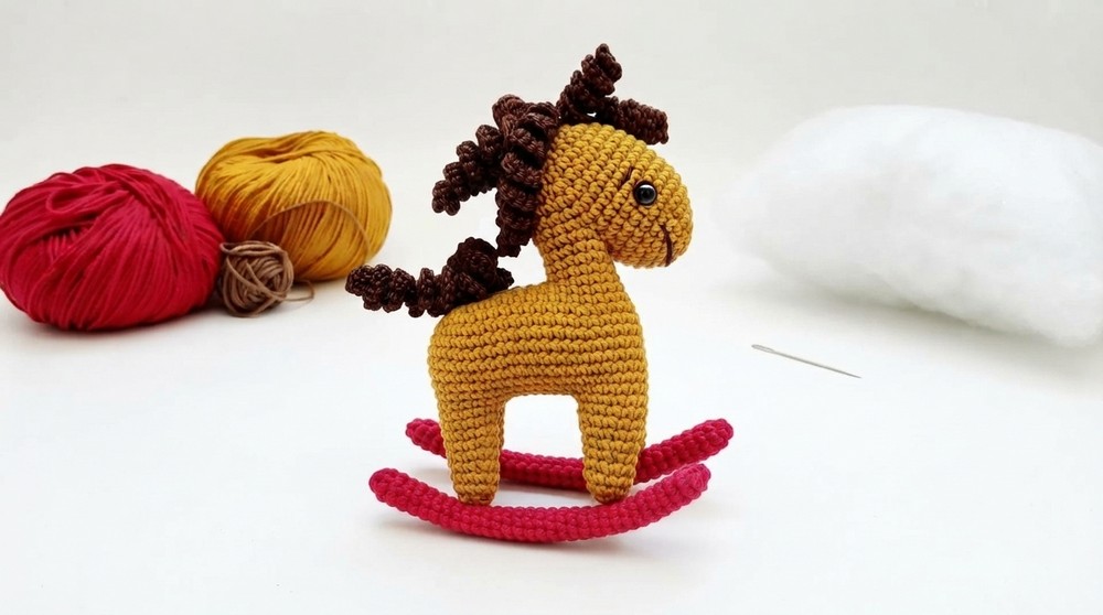 How To Crochet Rocking Horse Toy 2