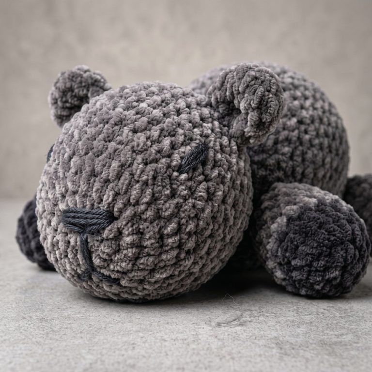How To Crochet Very Easy Amigurumi Capybara Plush Toy (10)