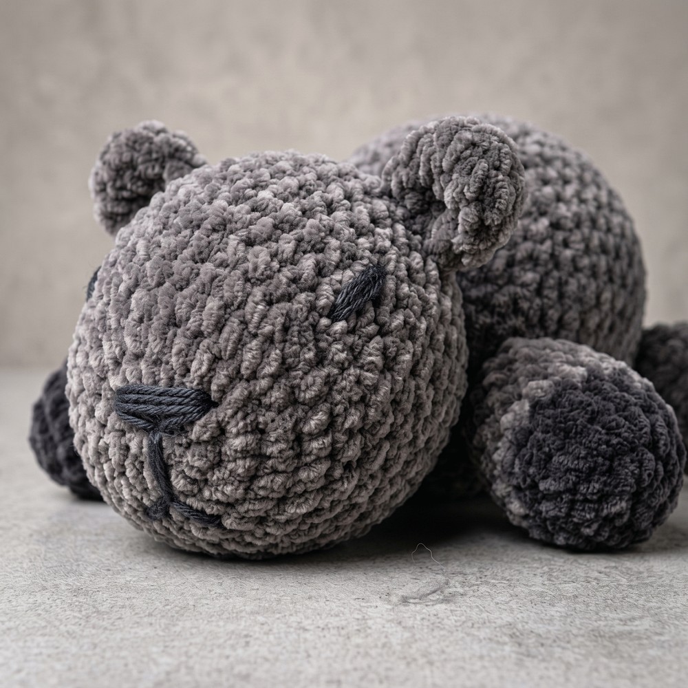 How To Crochet Very Easy Amigurumi Capybara Plush Toy (10)
