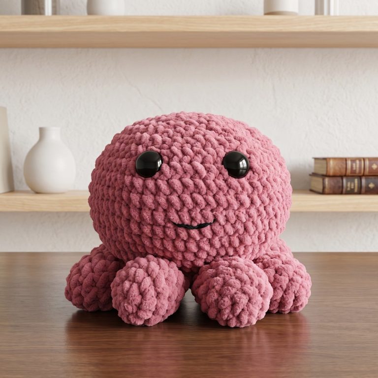 How To Crochet Very Easy Amigurumi Plush Octopus Toy 10