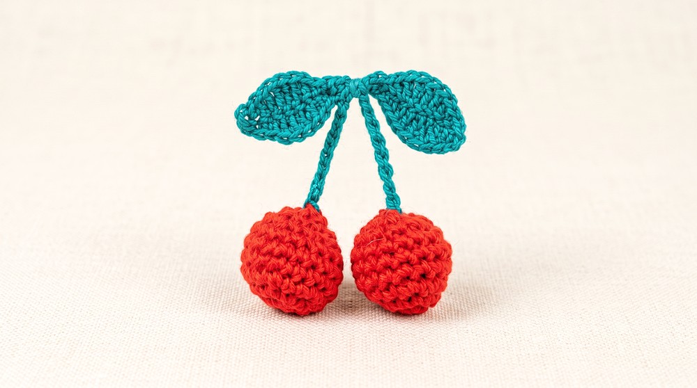 How To Crochet Very Easy Cherries 2