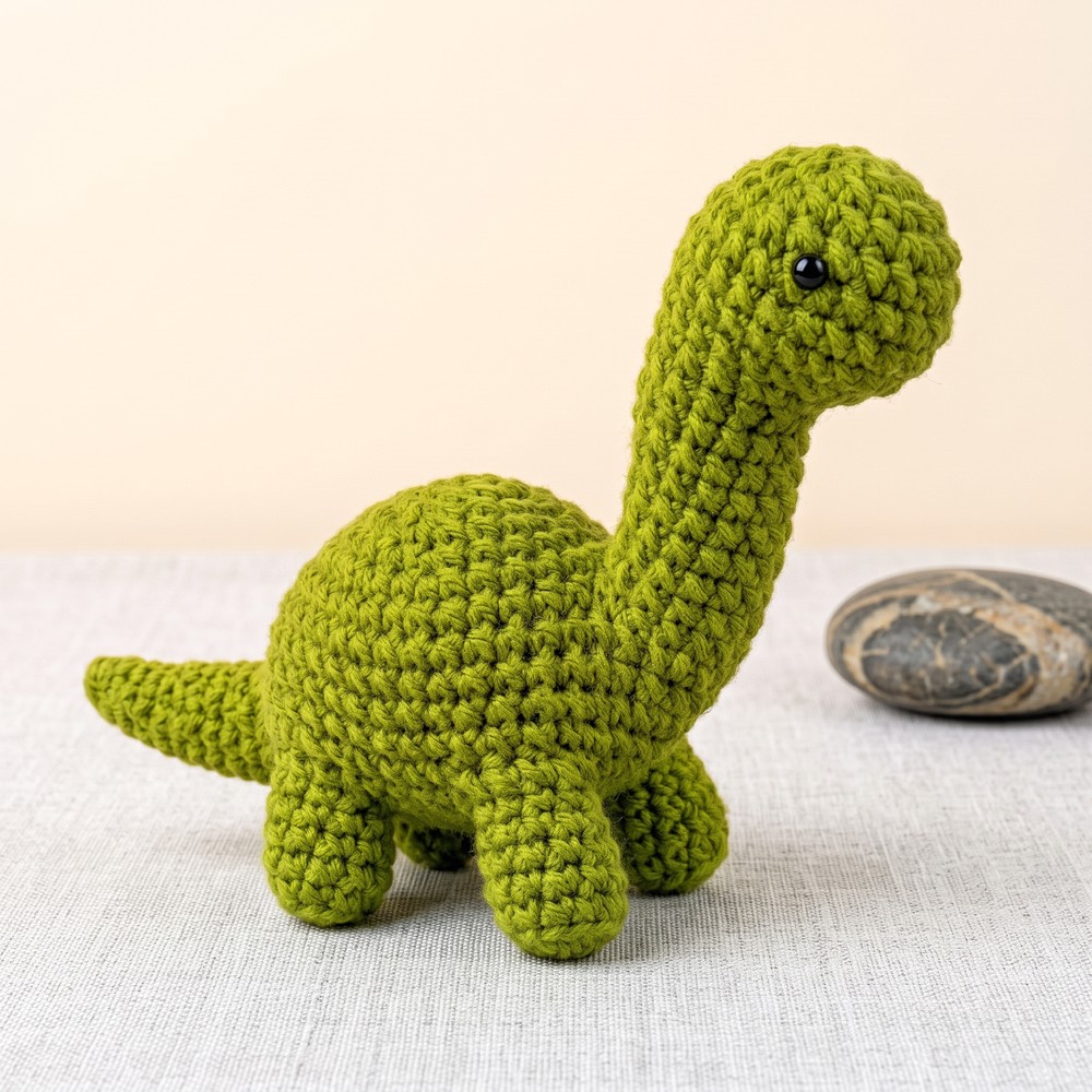 How To Crochet Very Easy Plush Dinosaur Toy (8)