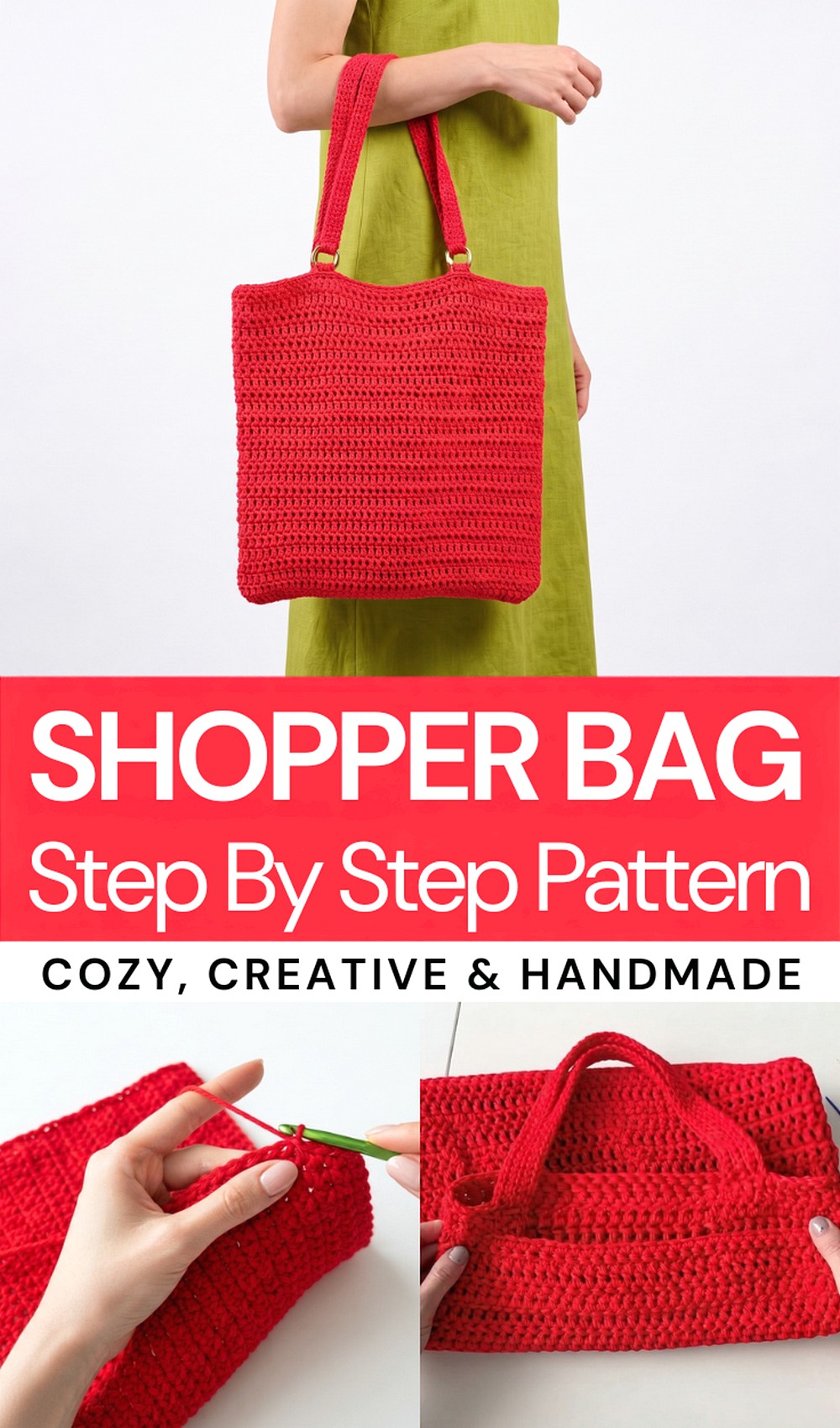 How To Crochet Very Easy Shopper Bag 1