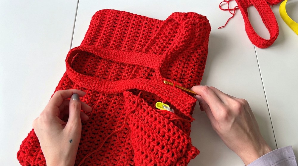 How To Crochet Very Easy Shopper Bag 6