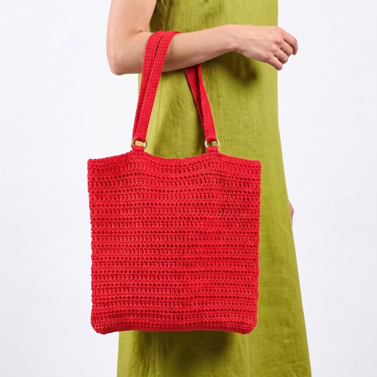 How To Crochet Very Easy Shopper Bag 9