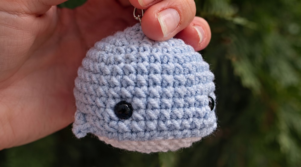 How To Crochet Whale Keychain 2