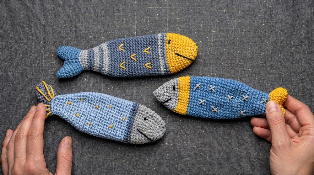 How To Crochet fish for décor 2