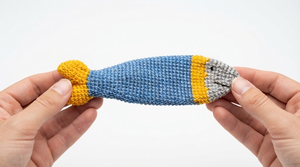 How To Crochet fish for décor 9
