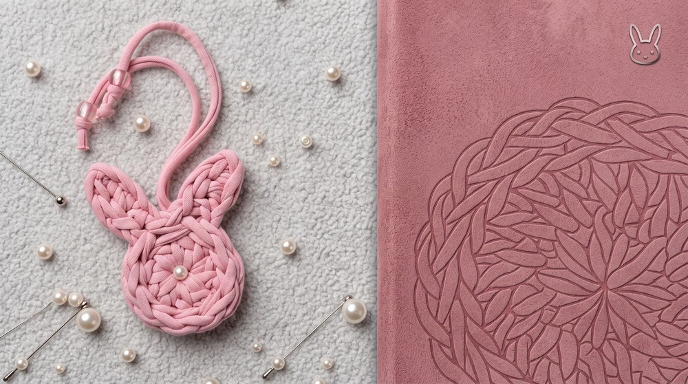 How to Crochet Bunny Keychain 2