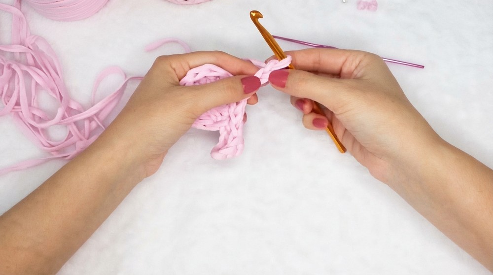 How to Crochet Bunny Keychain 5