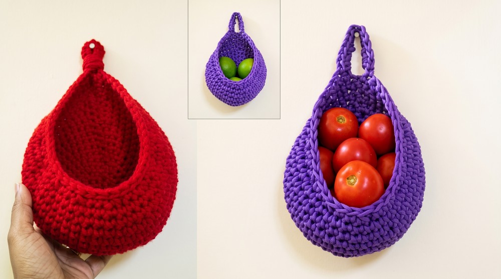 How to Crochet Cocoon Hanging Baskets 2