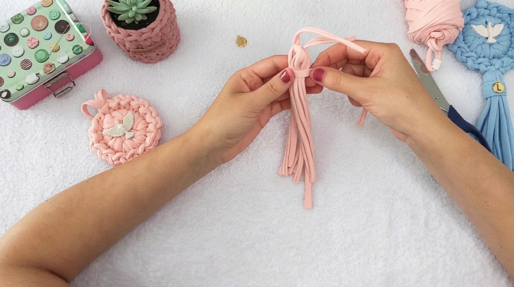 How to Crochet Divine Mandala with T-shirt Yarn 6