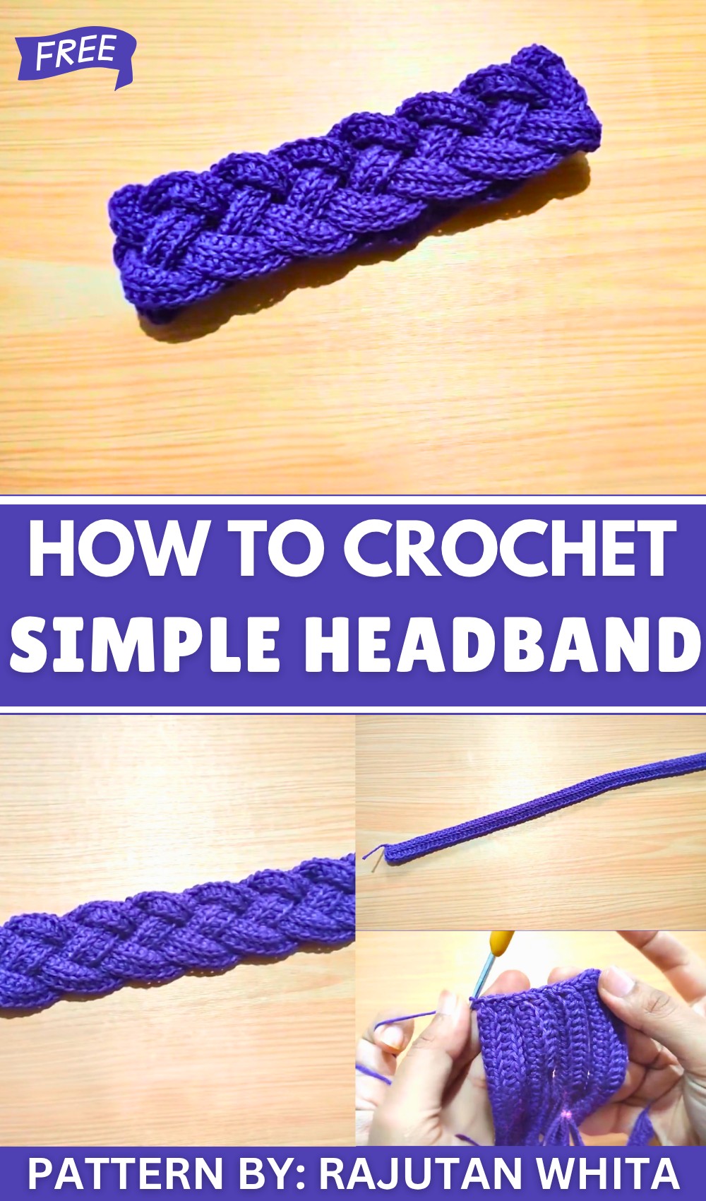 How to Crochet Head Band Easy for Beginners