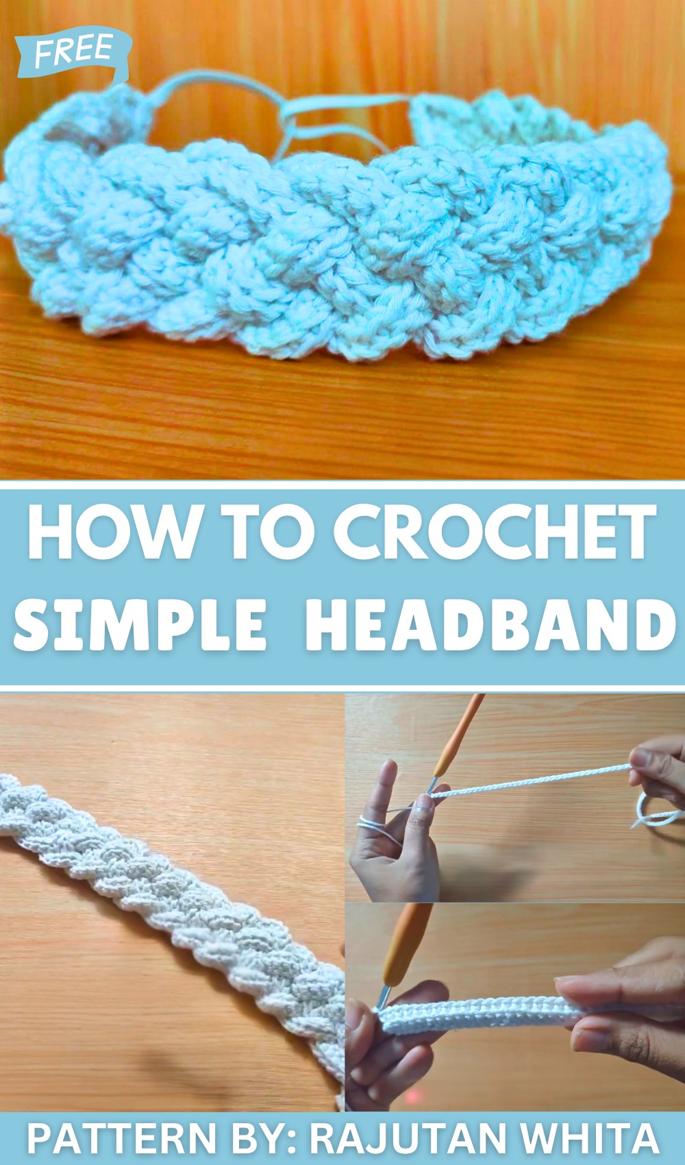 How to Crochet Headband Easy for Beginners