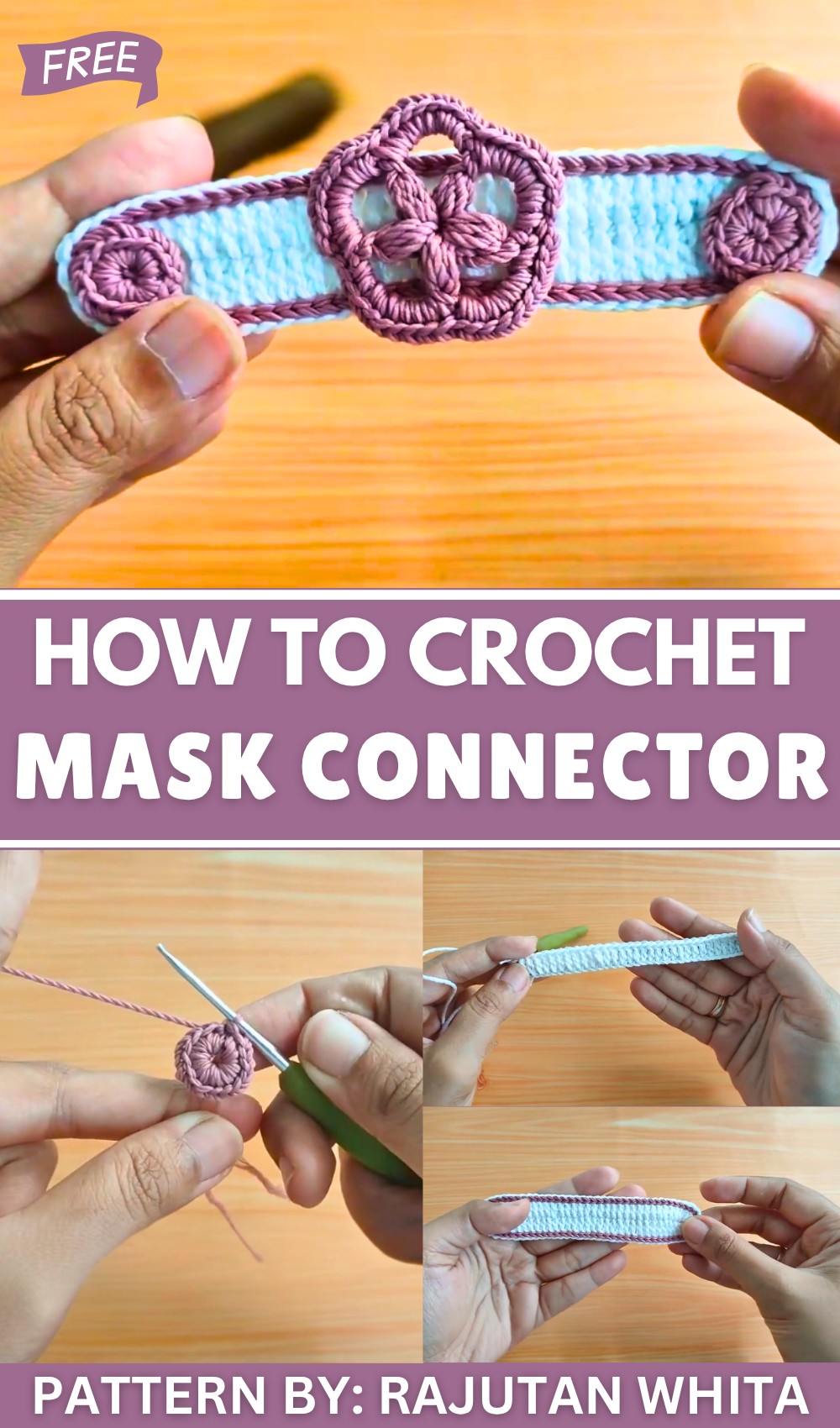 How to Crochet Mask Connector