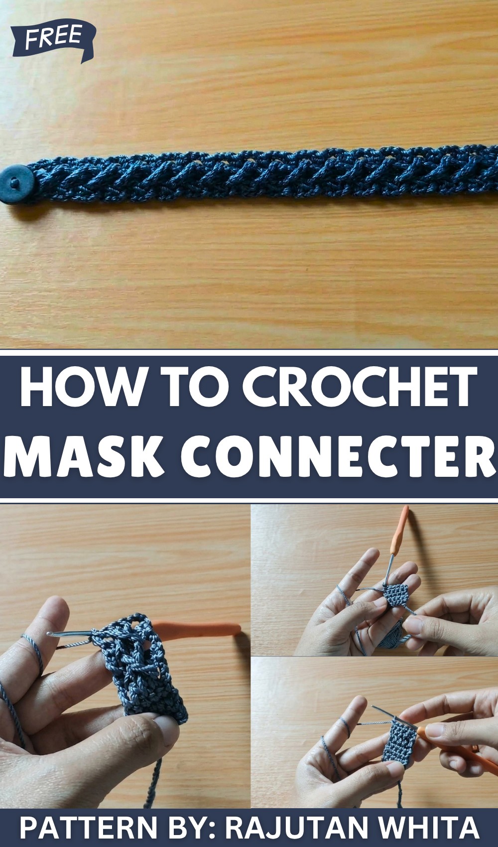 How to Crochet Mask Connector