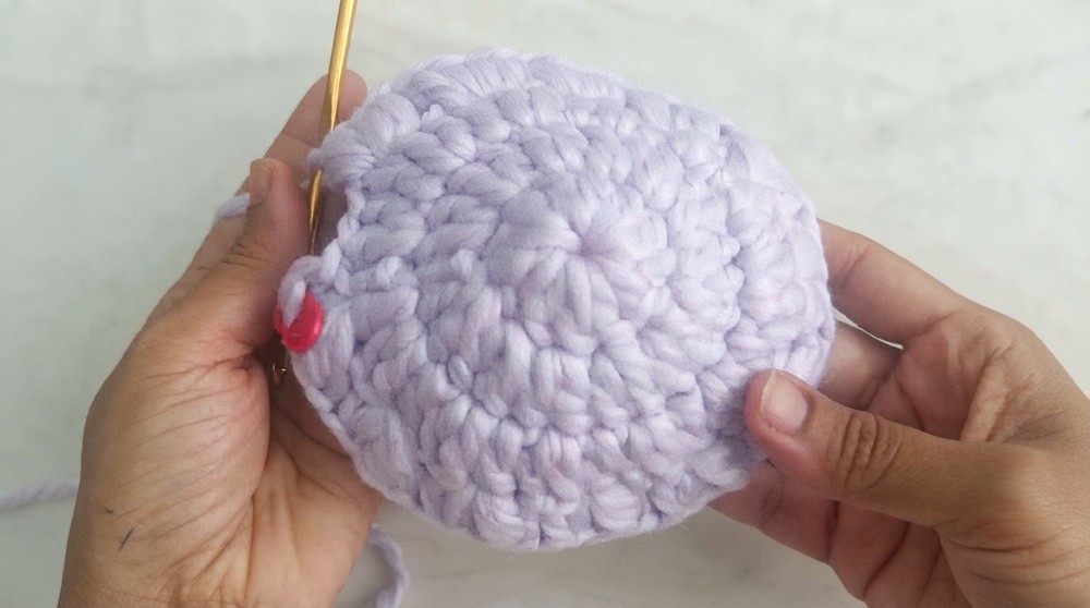 How to Crochet Mini Puff Bag 5