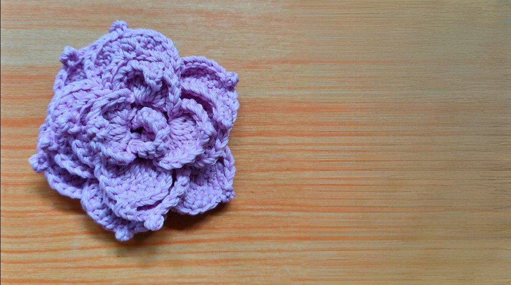How to Crochet Treble Flower Easy for Beginner