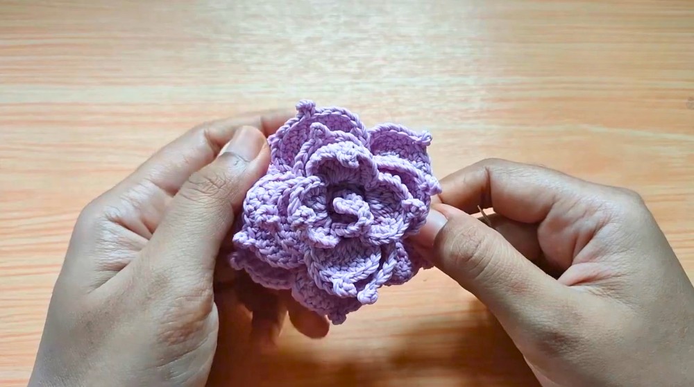 How to Crochet Treble Flower Easy for Beginner