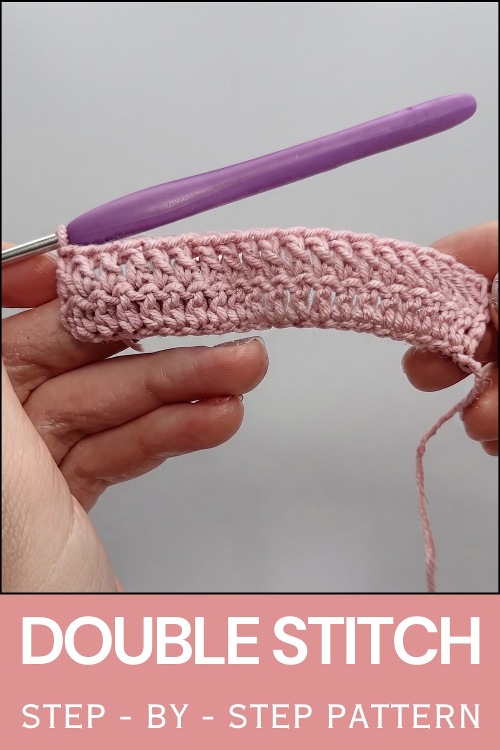 How to Crochet a Double Crochet Stitch 7