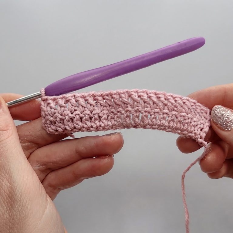 How to Crochet a Double Crochet Stitch 8