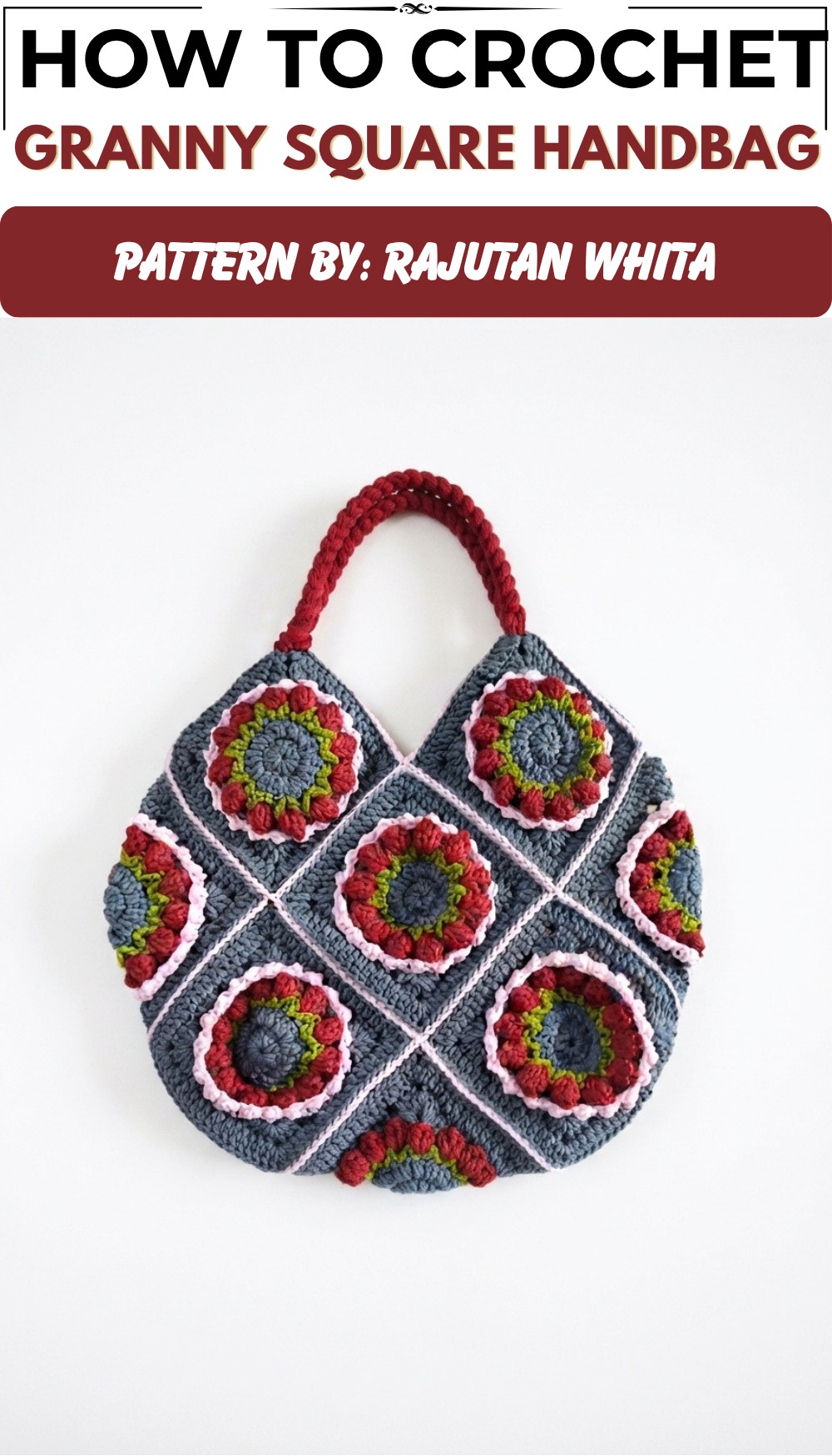 How to Crochet a Granny Square Handbag