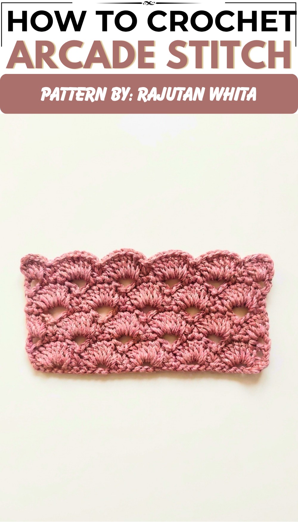 How to Make Arcade Stitch