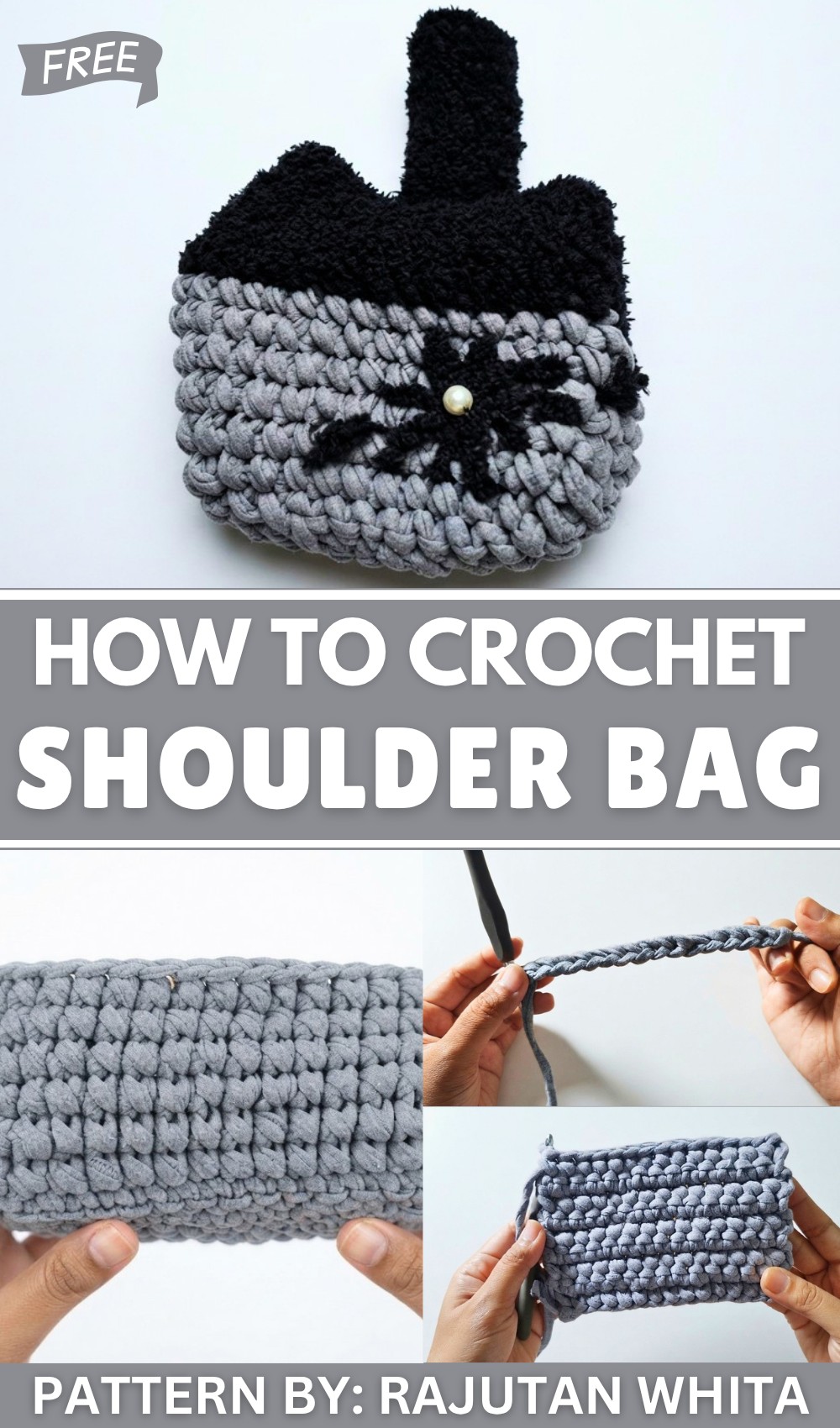 How to Make Crochet Shoulder Bag (2)