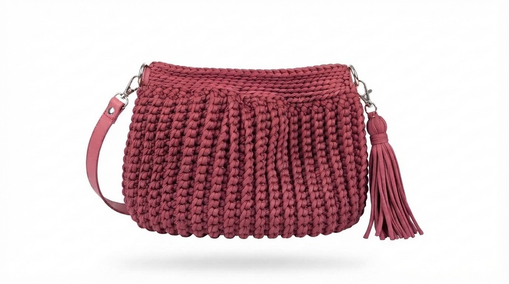 How to Make a Beautiful Ribbed Crochet Bag