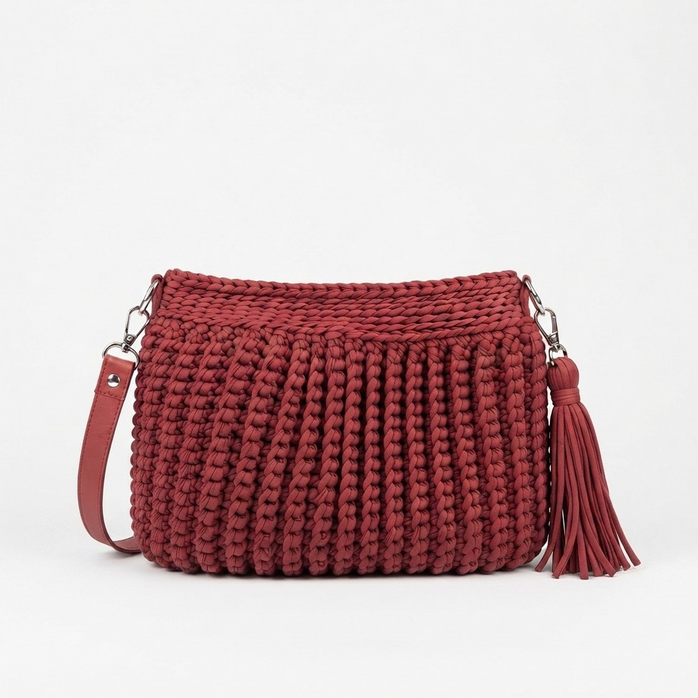 How to Make a Beautiful Ribbed Crochet Bag