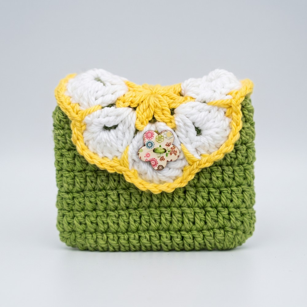 How to crochet Mini Wallet 11