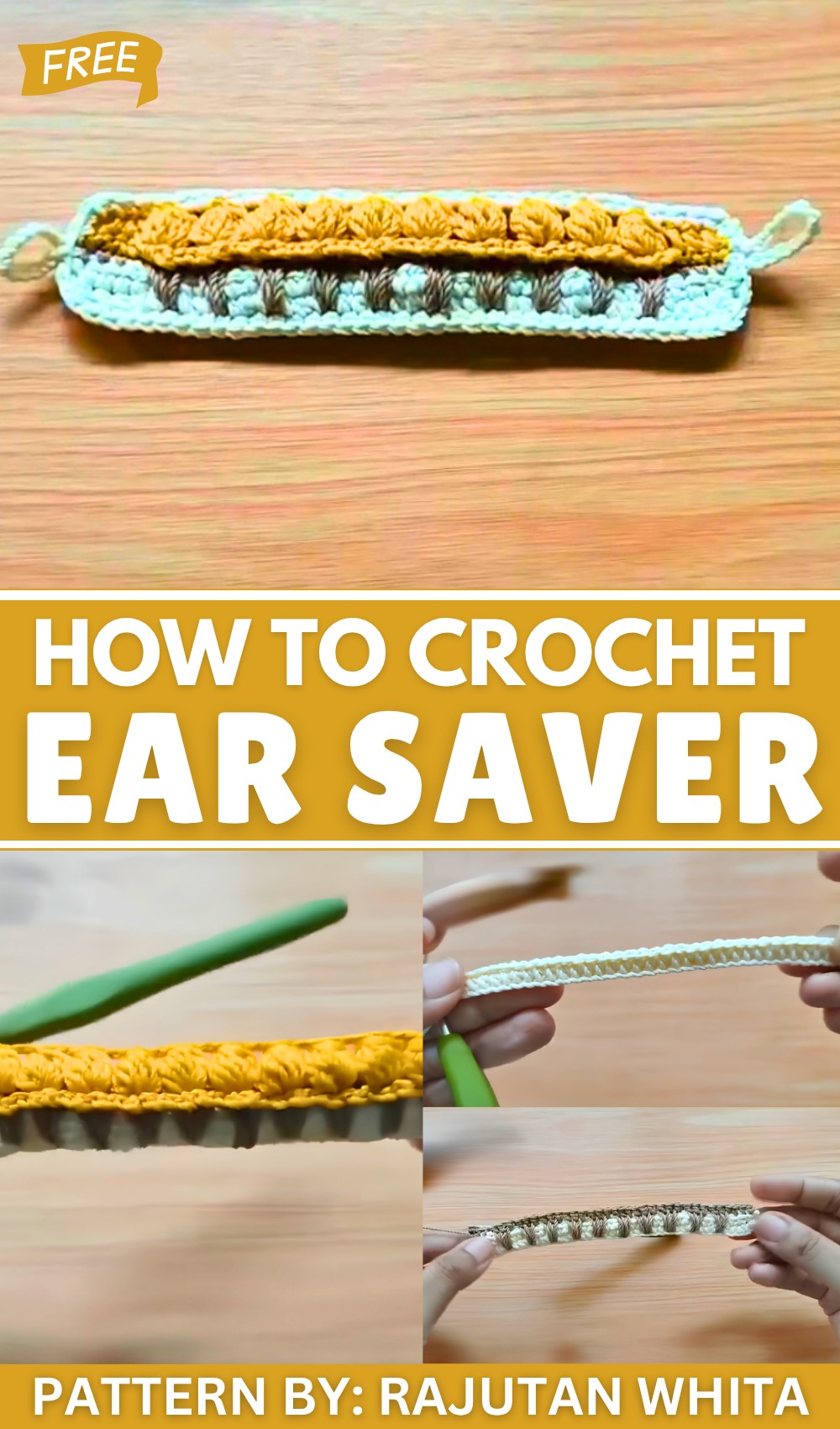 Mask Crochet Ear Saver